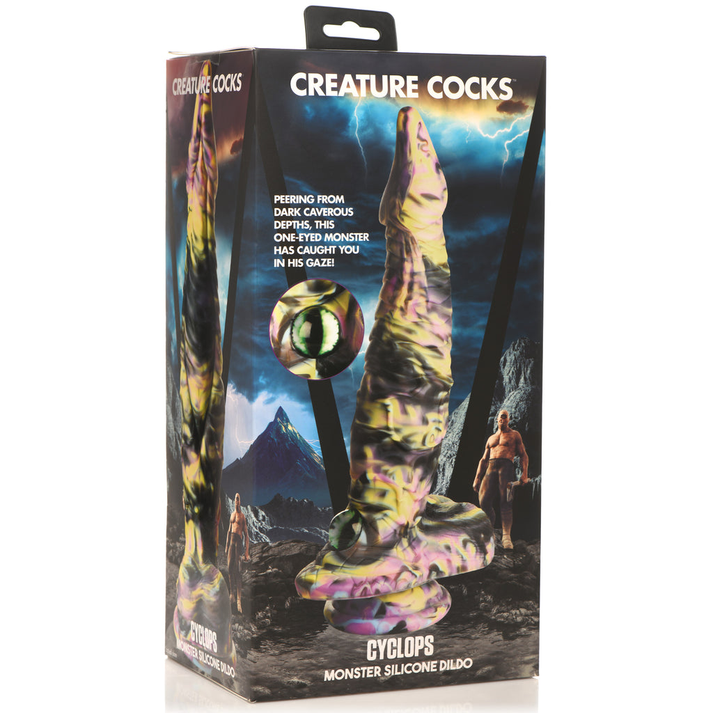 Creature Cocks Cyclops Monster Silicone Dildo Multi