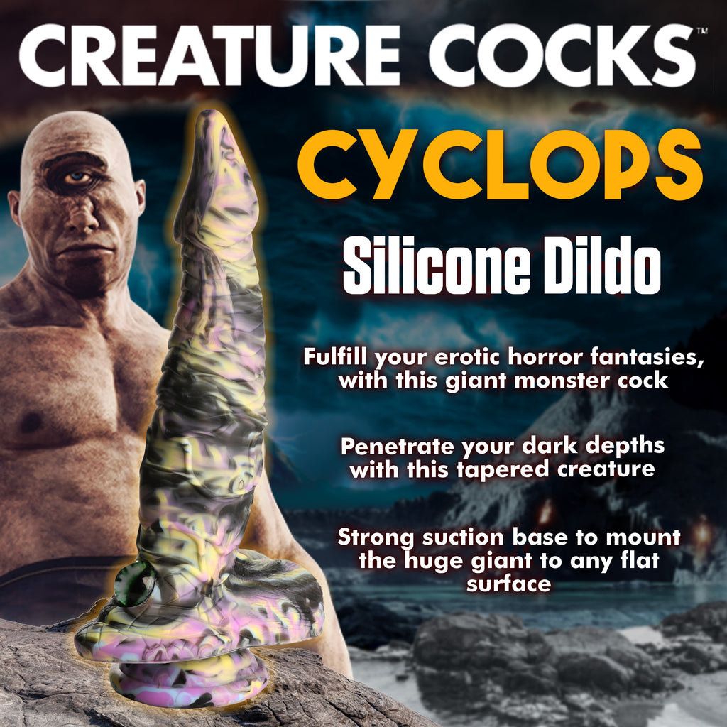 Creature Cocks Cyclops Monster Silicone Dildo Multi
