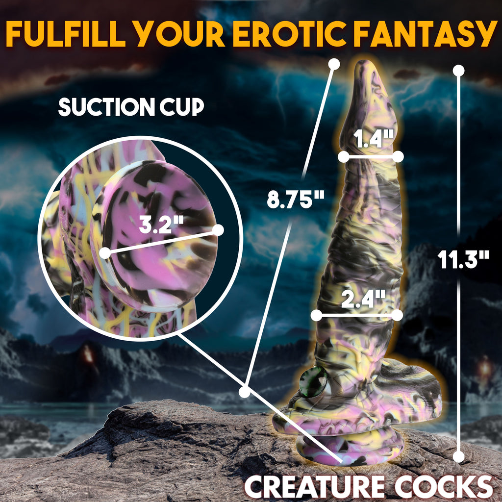 Creature Cocks Cyclops Monster Silicone Dildo Multi