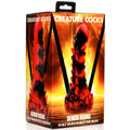 Creature Cocks Demon Rising Scaly Dragon Silicone Dildo Red