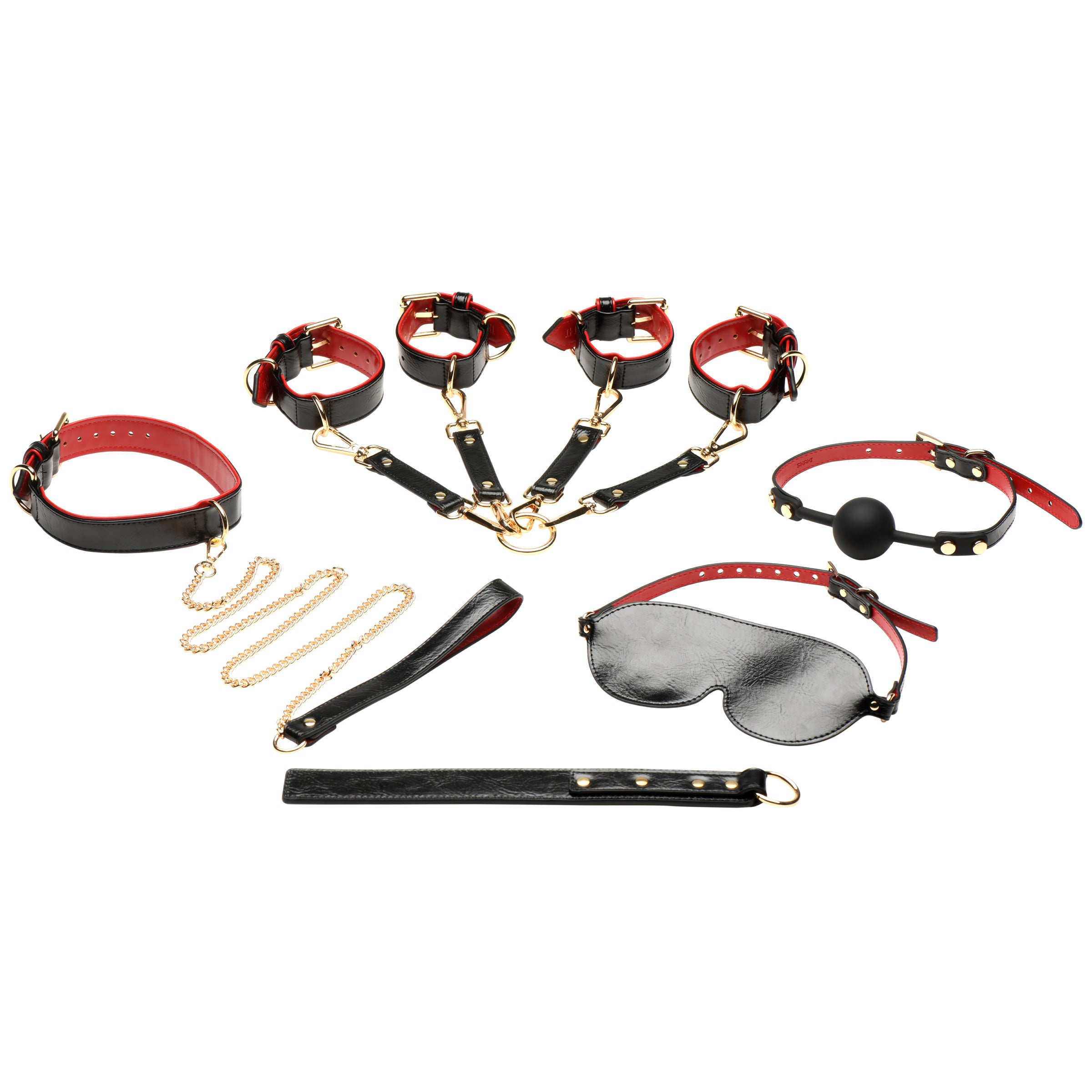 Bedroom Bliss Signature Collection Lover's Deluxe Bondage Set Black