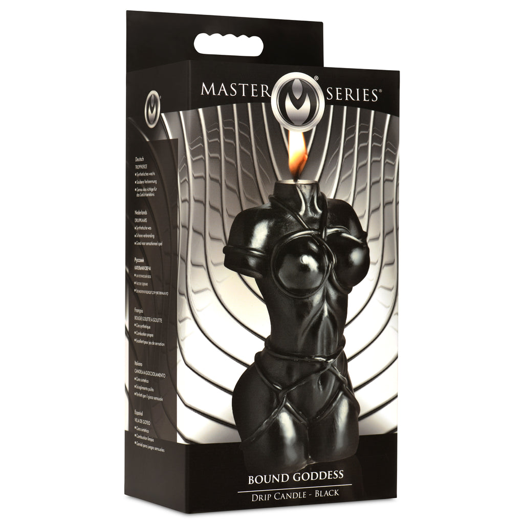 Master Series Bound Goddess Drip Candle - Black Black