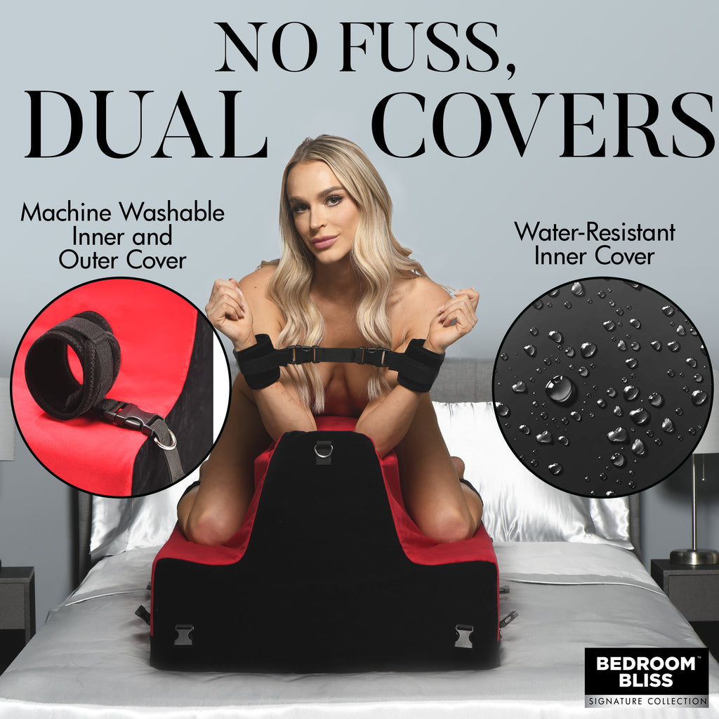 Bedroom Bliss Signature Collection Lover's Bondage Bench Red