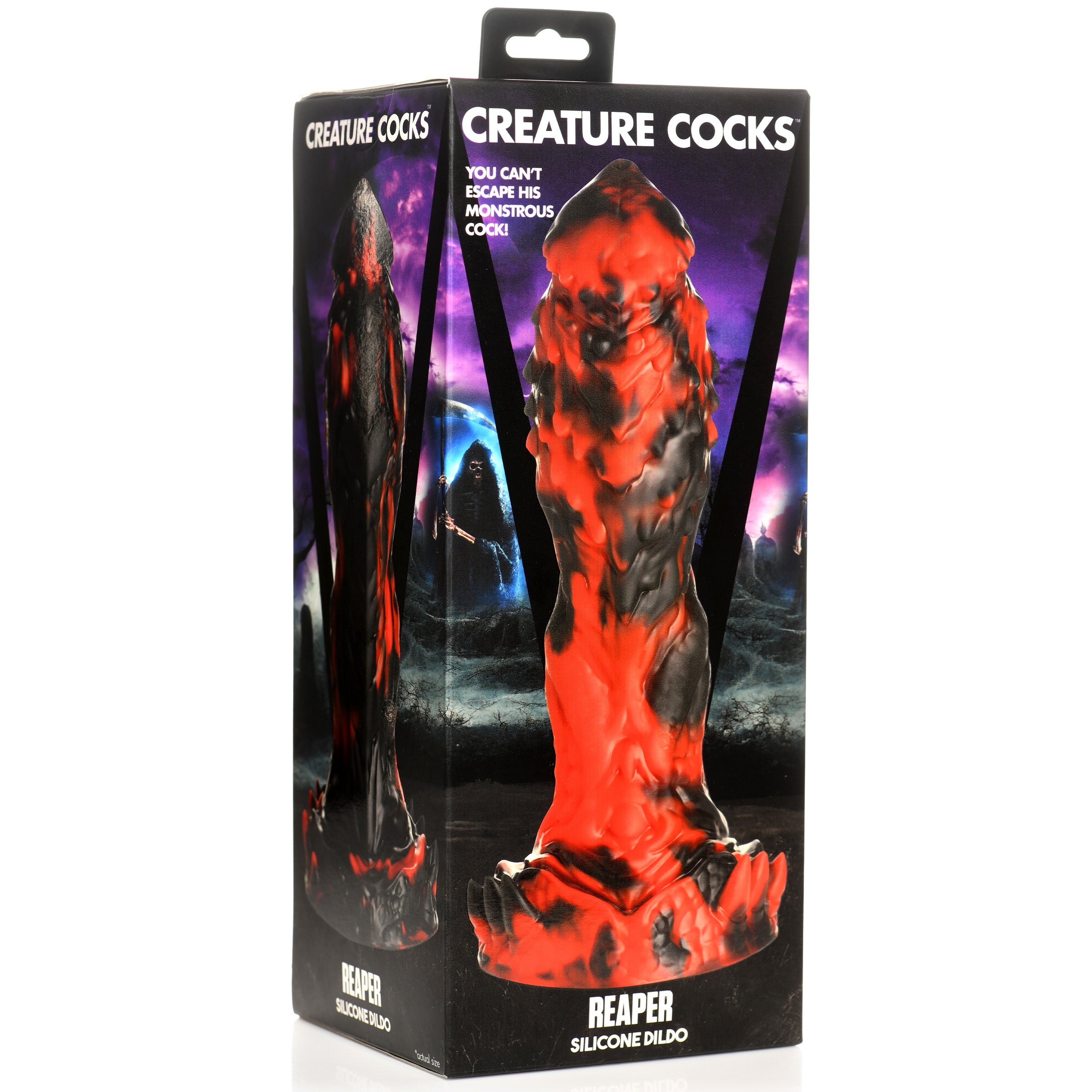 Creature Cocks Reaper Silicone Dildo Red