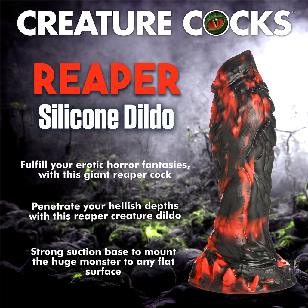 Creature Cocks Reaper Silicone Dildo Red