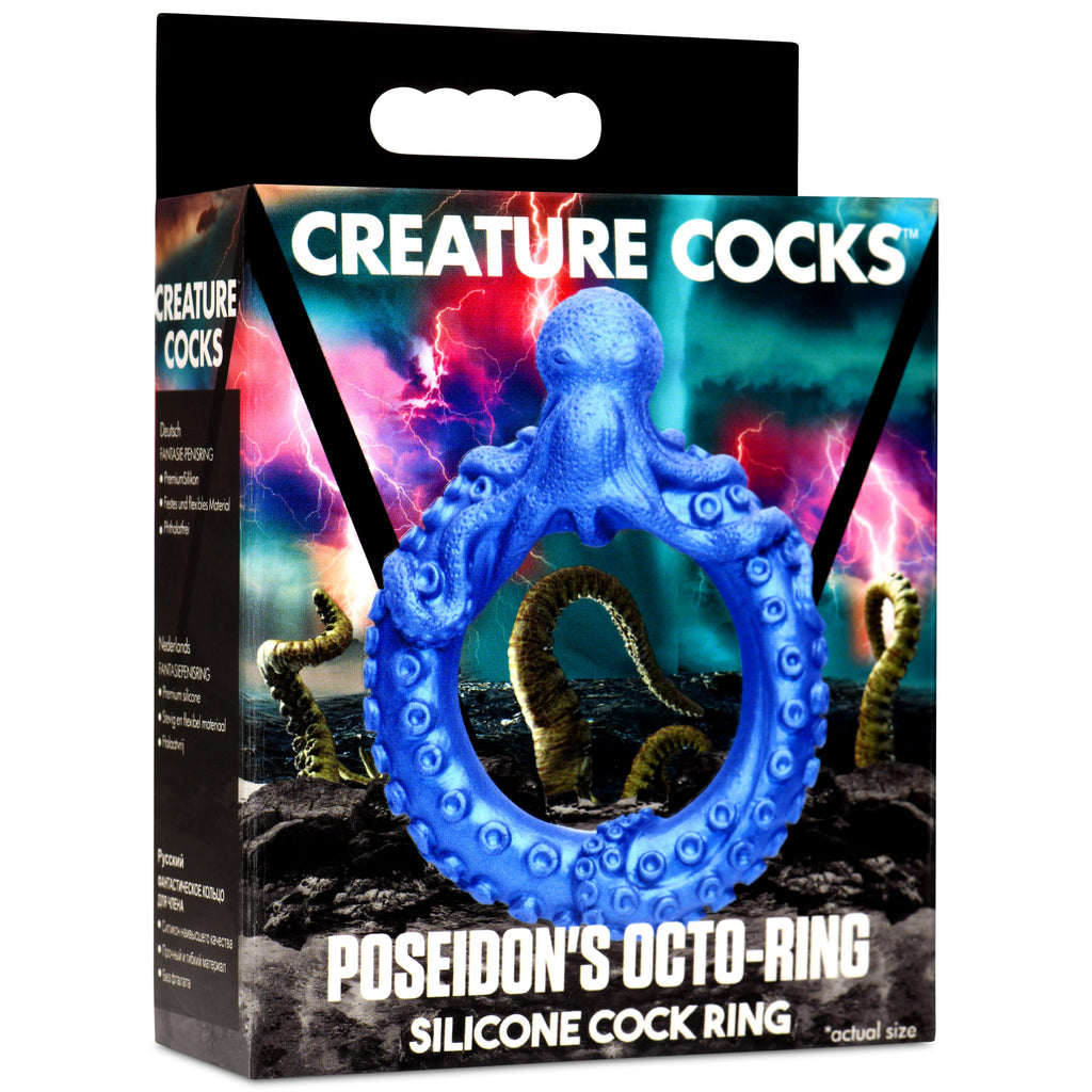 Creature Cocks Poseidon's Octo-Ring Blue