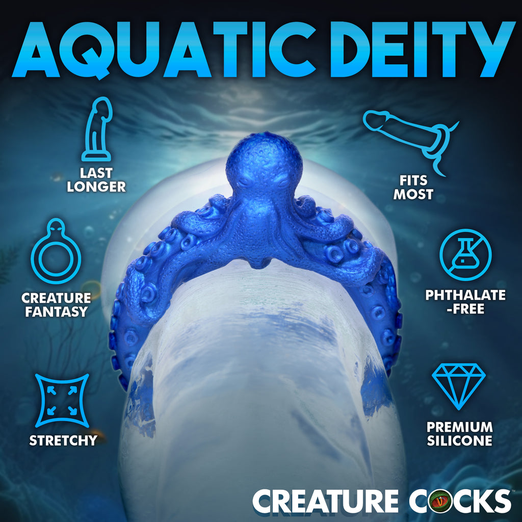 Creature Cocks Poseidon's Octo-Ring Blue