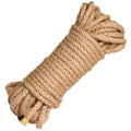 Master Series Premium Braided Jute Bondage Rope - 50 Feet Brown