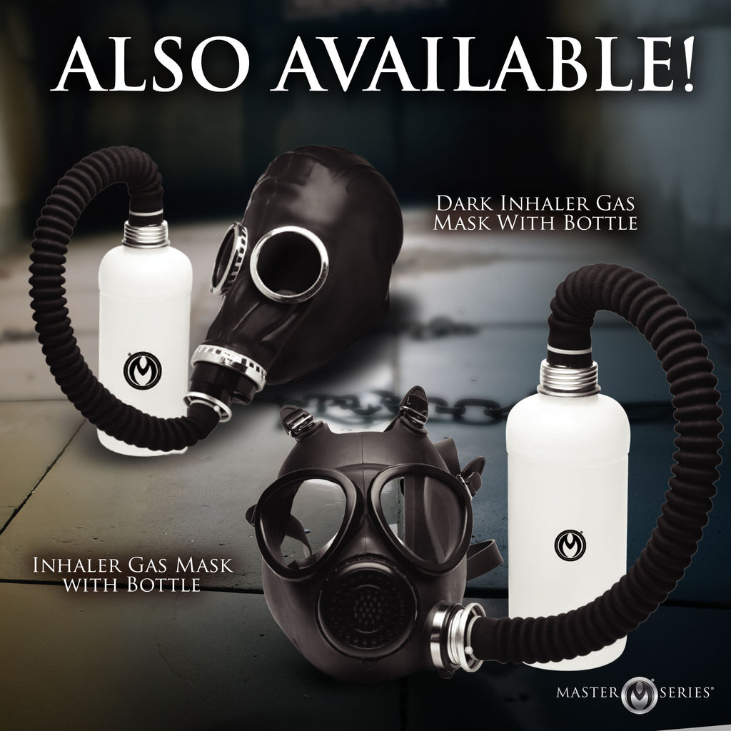 Master Series Inhaler Gas Mask with Bottle Black