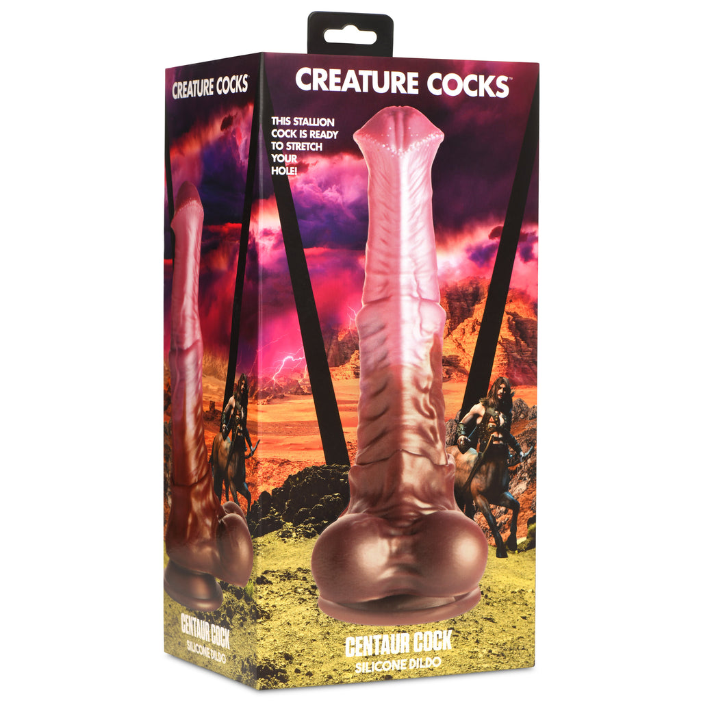 Creature Cocks Centaur Cock Silicone Dildo Brown