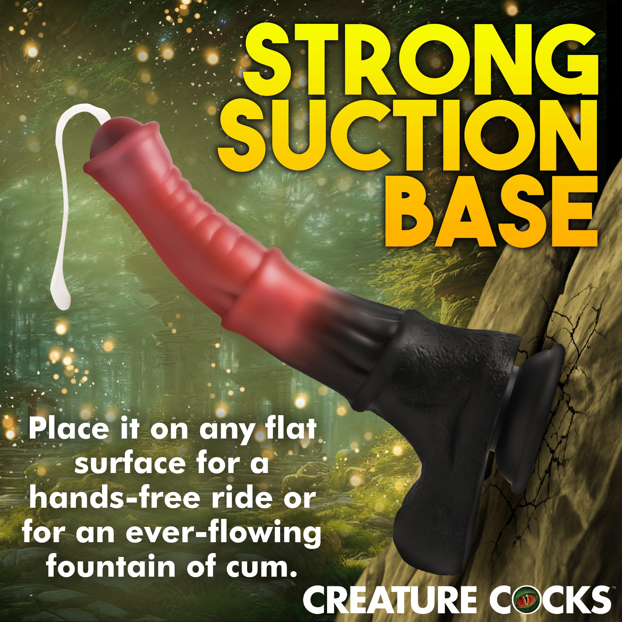 Creature Cocks Centaur Explosion Squirting Silicone Dildo Multi