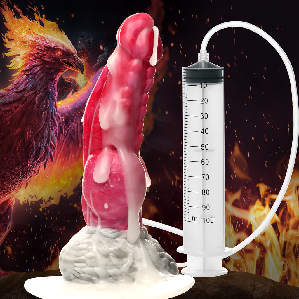 Creature Cocks Resurrector Phoenix Squirting Silicone Dildo Multi