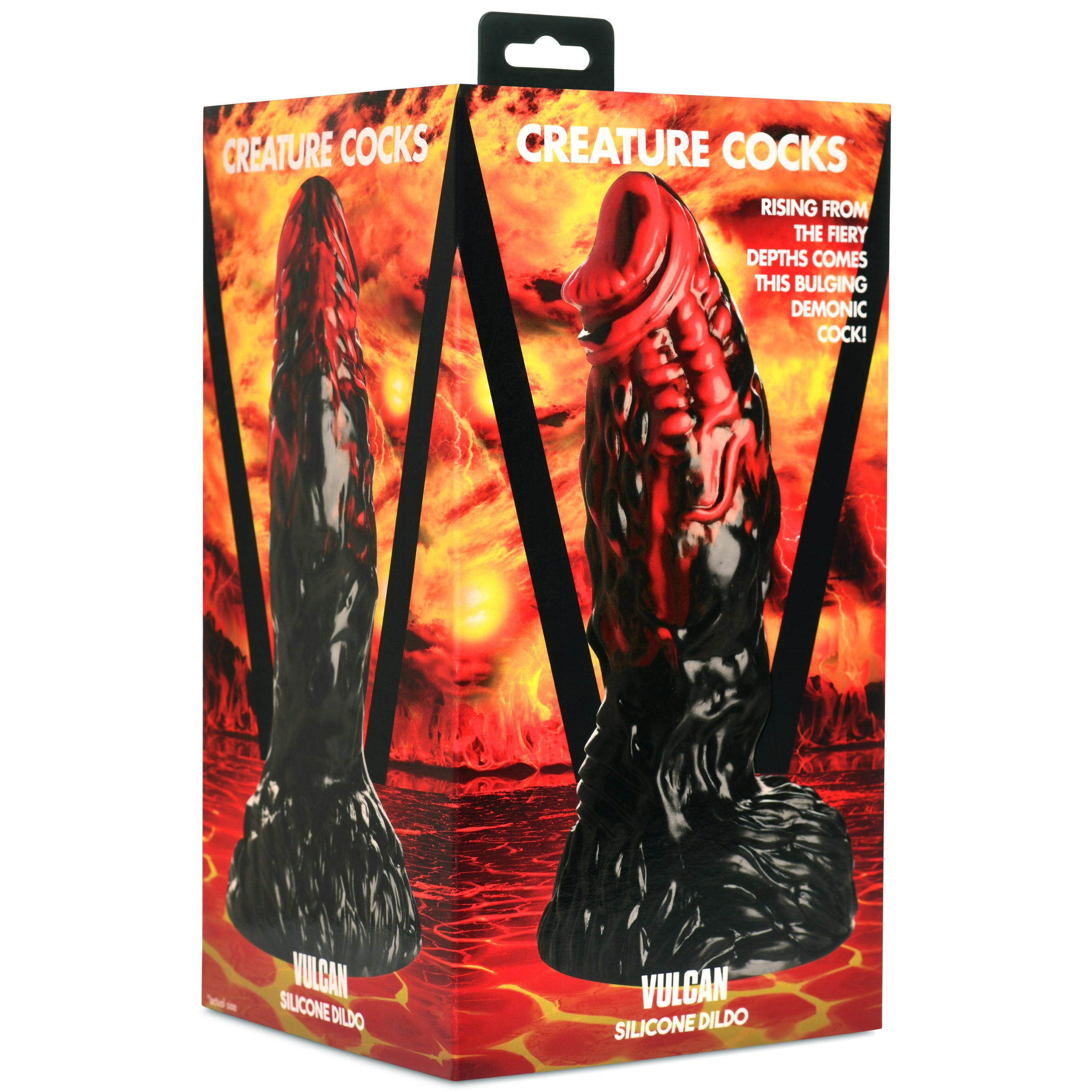 Creature Cocks Vulcan Silicone Dildo Red