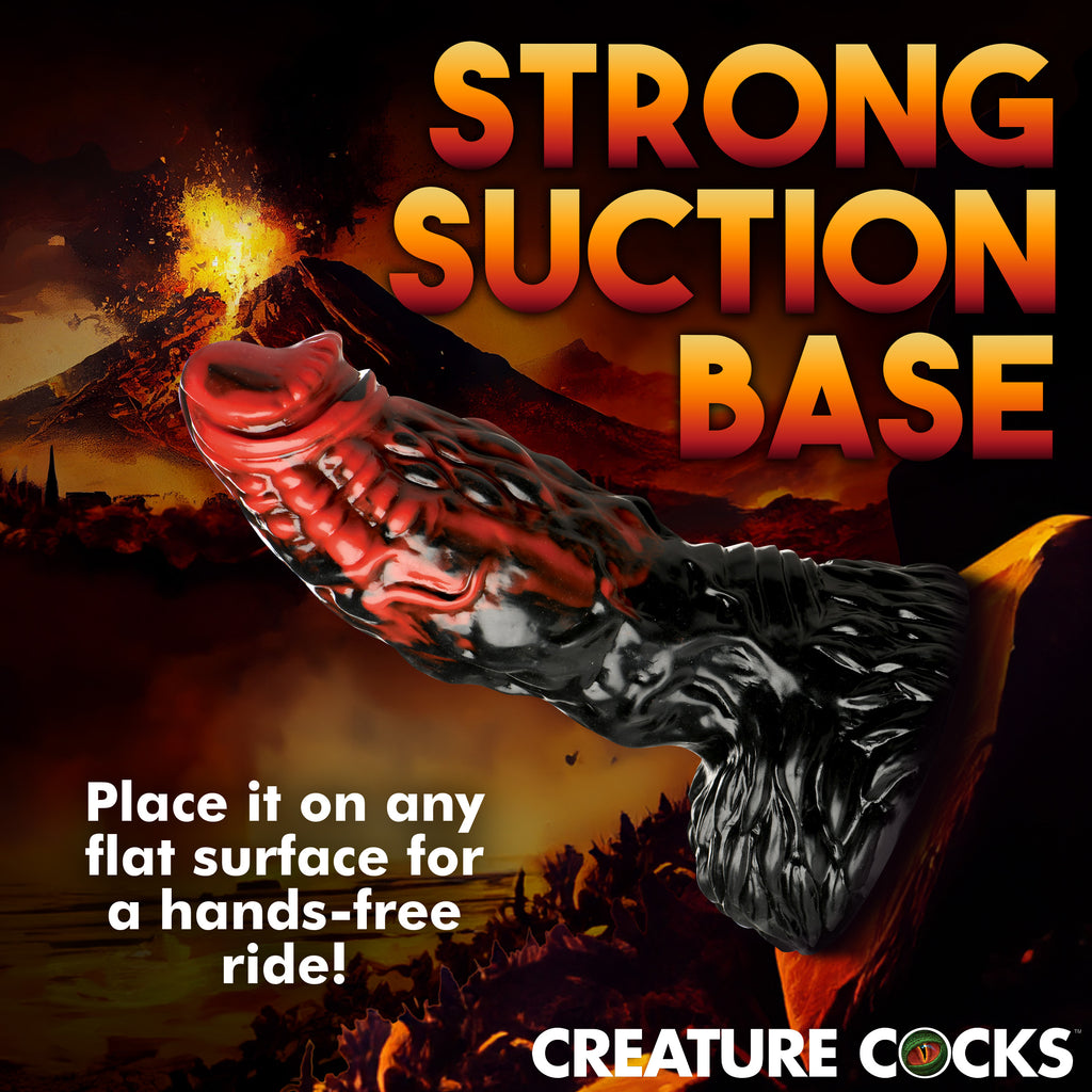 Creature Cocks Vulcan Silicone Dildo Red