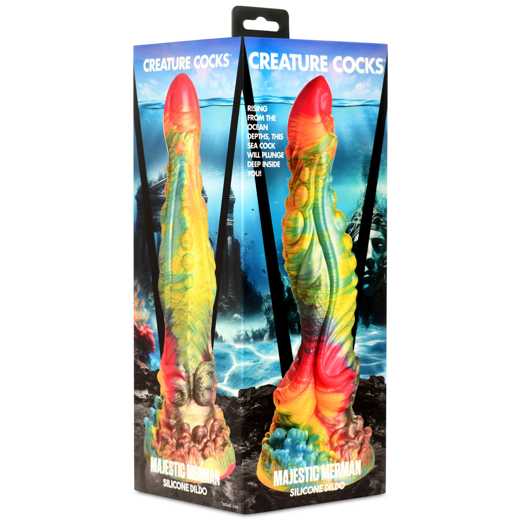 Creature Cocks Majestic Merman Silicone Dildo Multi