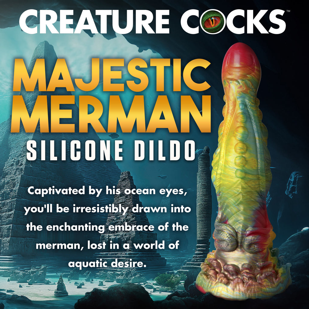 Creature Cocks Majestic Merman Silicone Dildo Multi