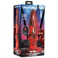 Creature Cocks Hell Wolf Thrusting and Vibrating Silicone Dildo Red