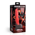 Creature Cocks Ramming Hound Thrusting & Vibrating Silicone Dildo Red
