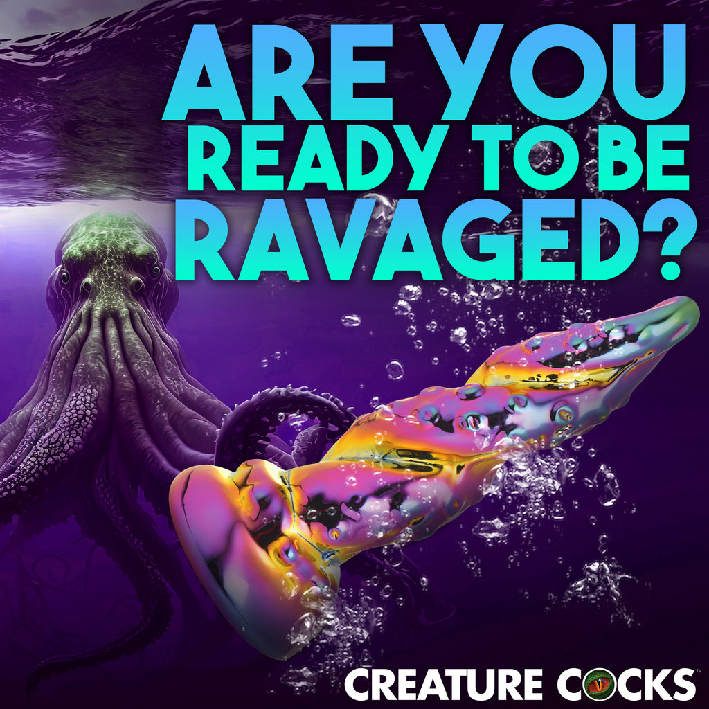 Creature Cocks Enchantress Rainbow Glass Dildo Multi