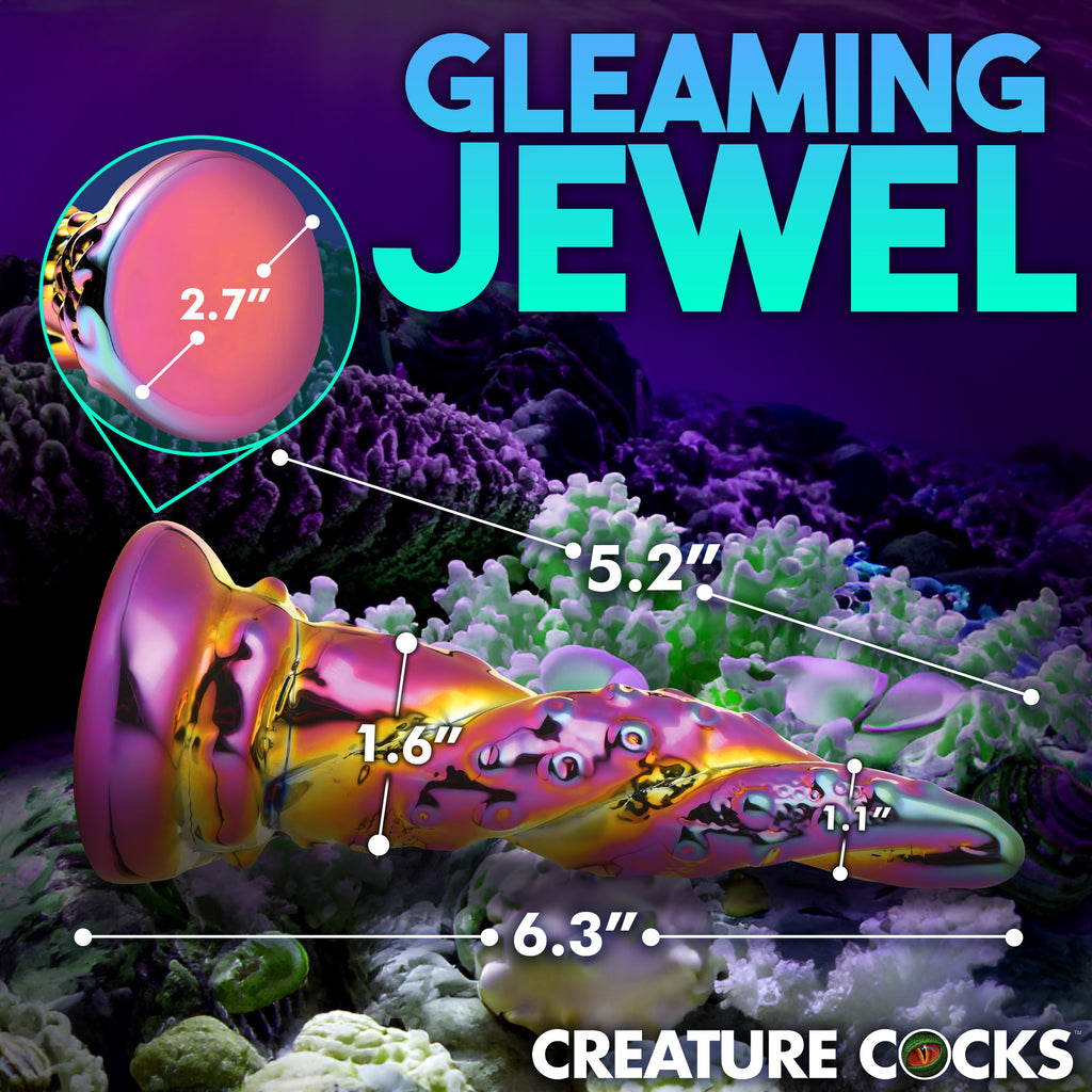 Creature Cocks Enchantress Rainbow Glass Dildo Multi