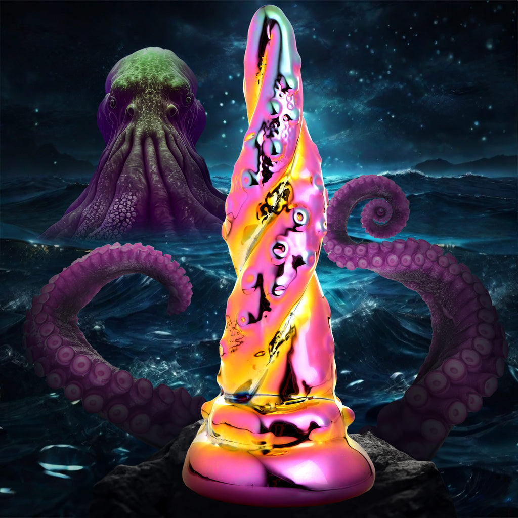 Creature Cocks Enchantress Rainbow Glass Dildo Multi