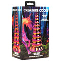 Creature Cocks Twilight Rainbow Glass Dildo Multi