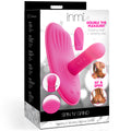 Inmi Spin n' Grind Rotating and Vibrating Silicone Sex Grinder Pink