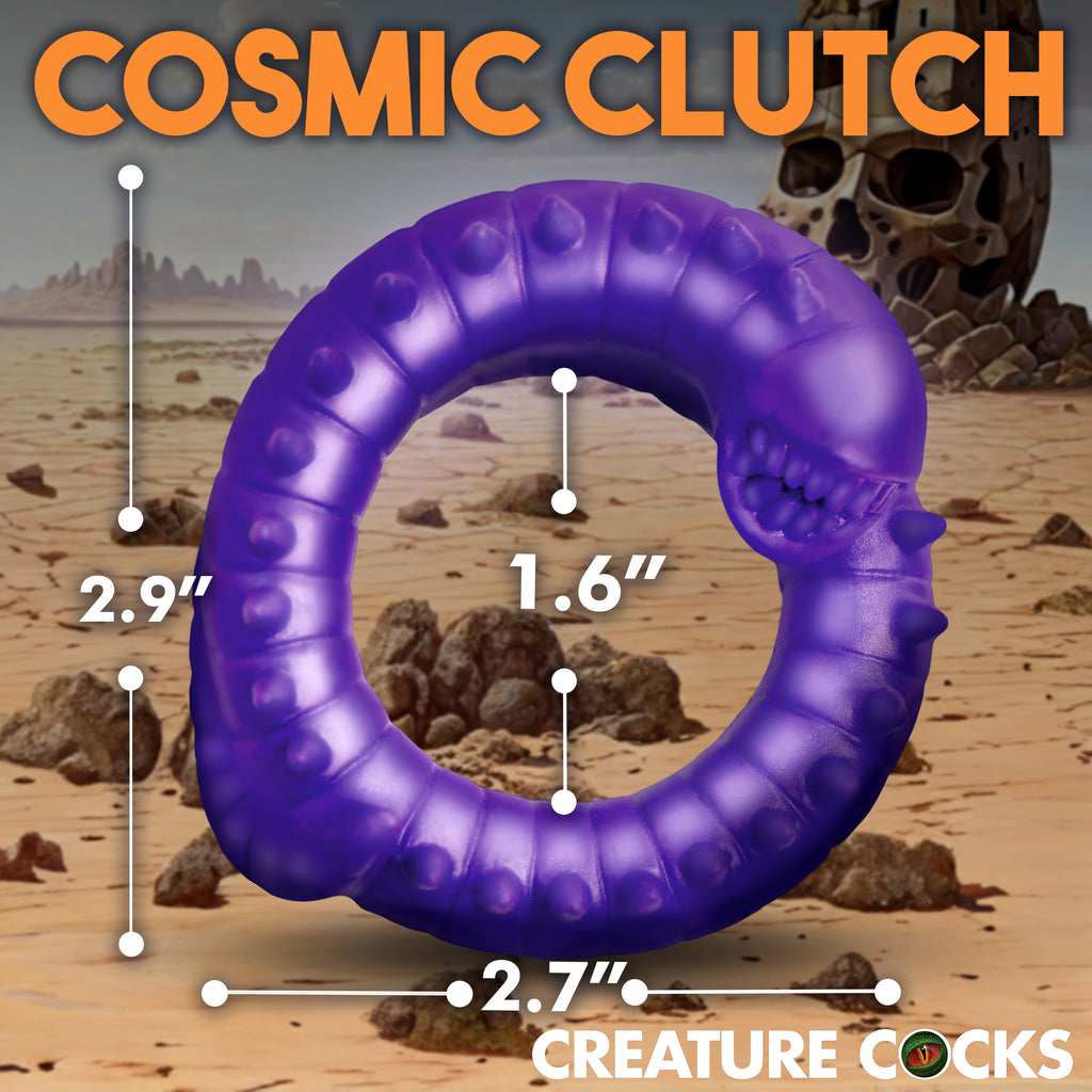 Creature Cocks Slitherine Silicone Cock Ring Purple