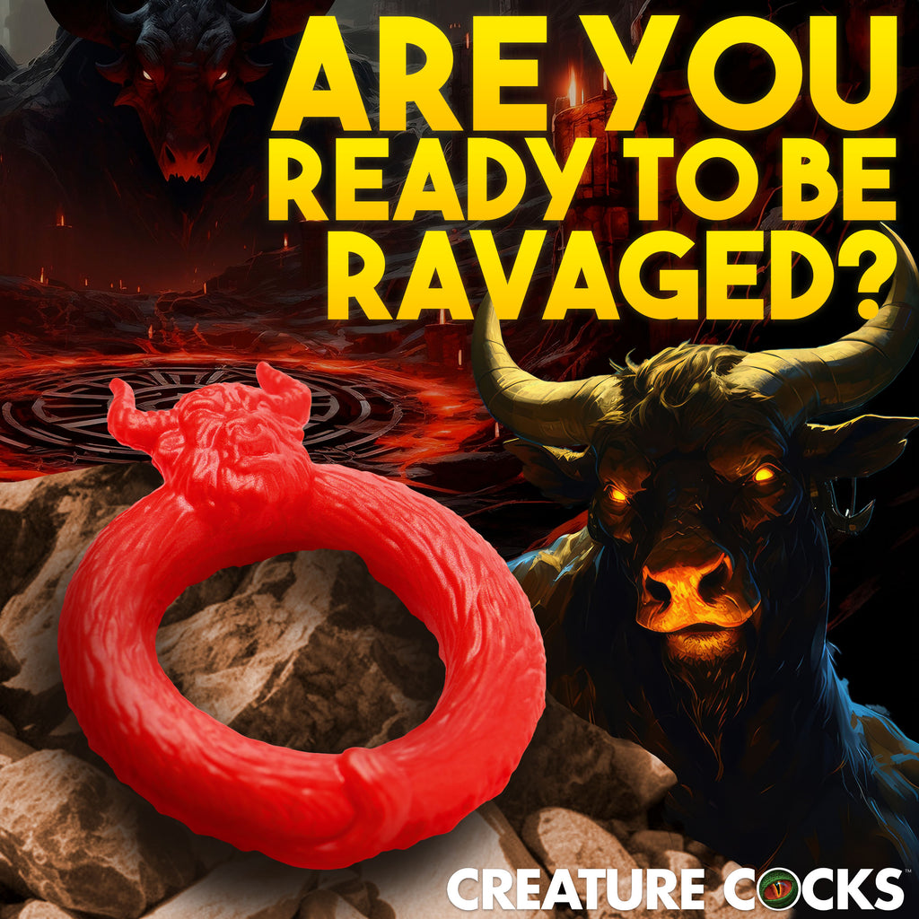 Creature Cocks Beast Mode Silicone Cock Ring Red