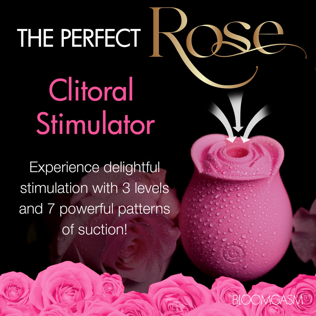Bloomgasm The Perfect Rose Clitoral Stimulator - Pink Pink