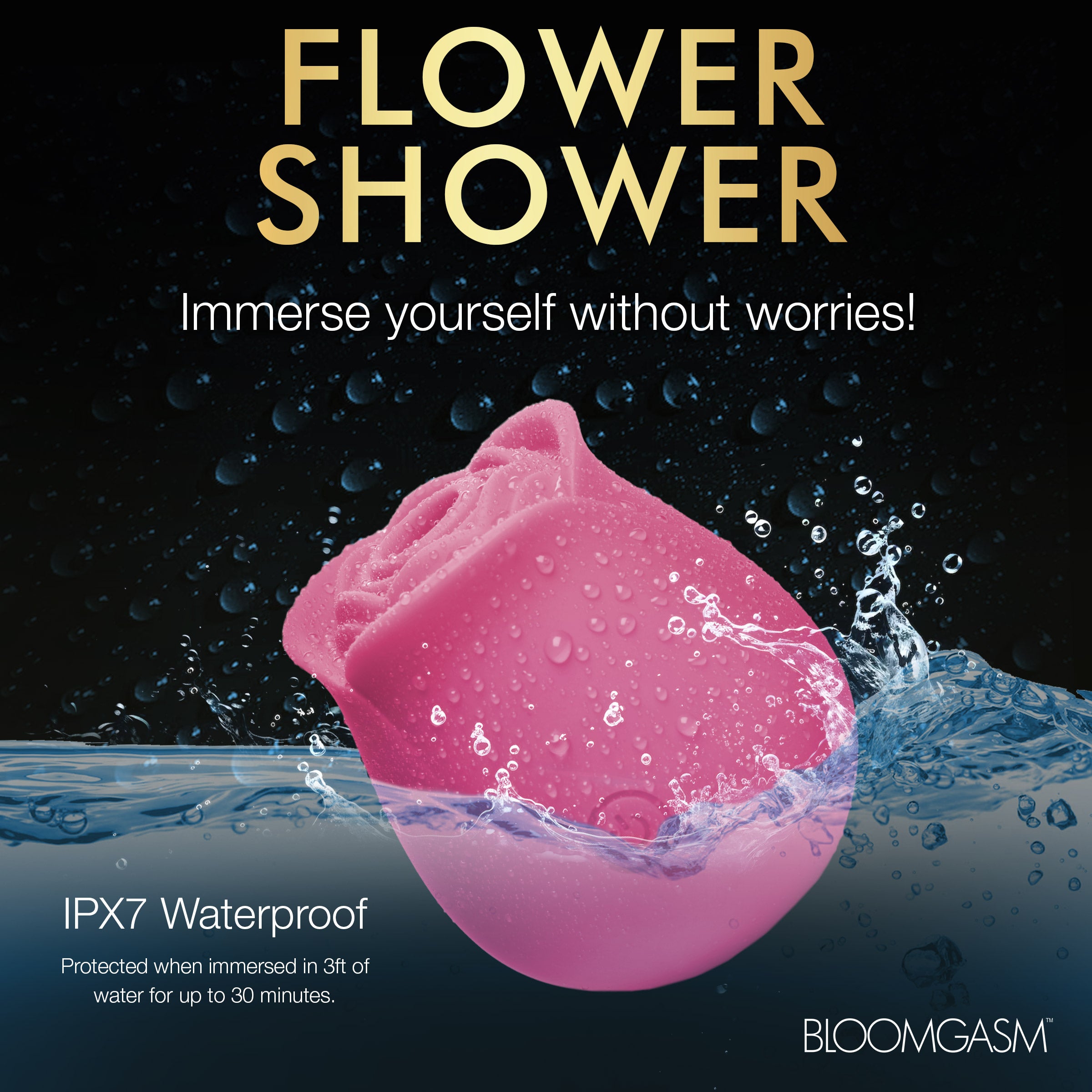 Bloomgasm The Perfect Rose Clitoral Stimulator - Pink Pink