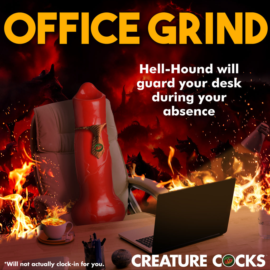 Creature Cocks Giant Hell-Hound Canine 3ft Dildo Red