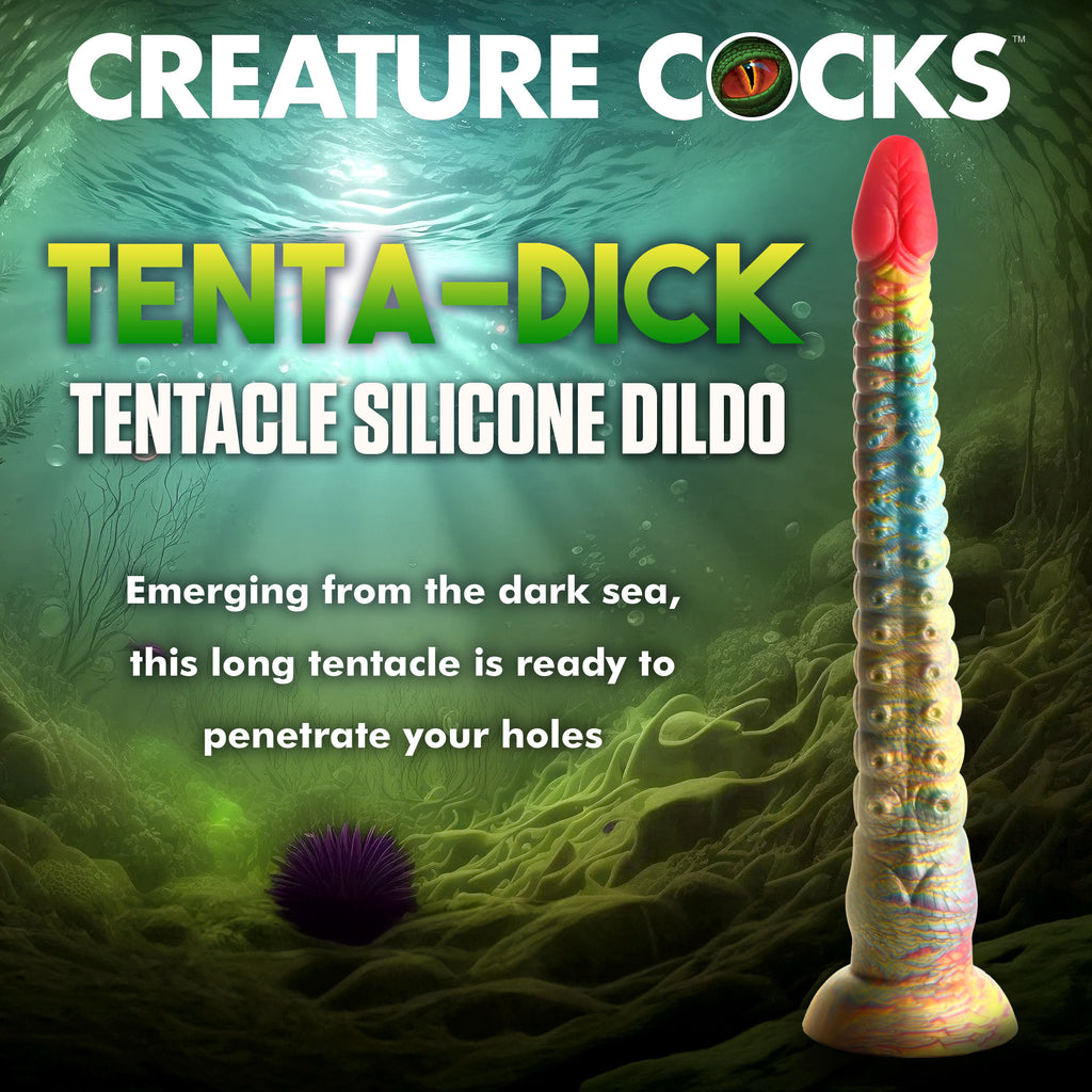 Creature Cocks Tenta-Dick Tentacle Silicone Dildo Multi