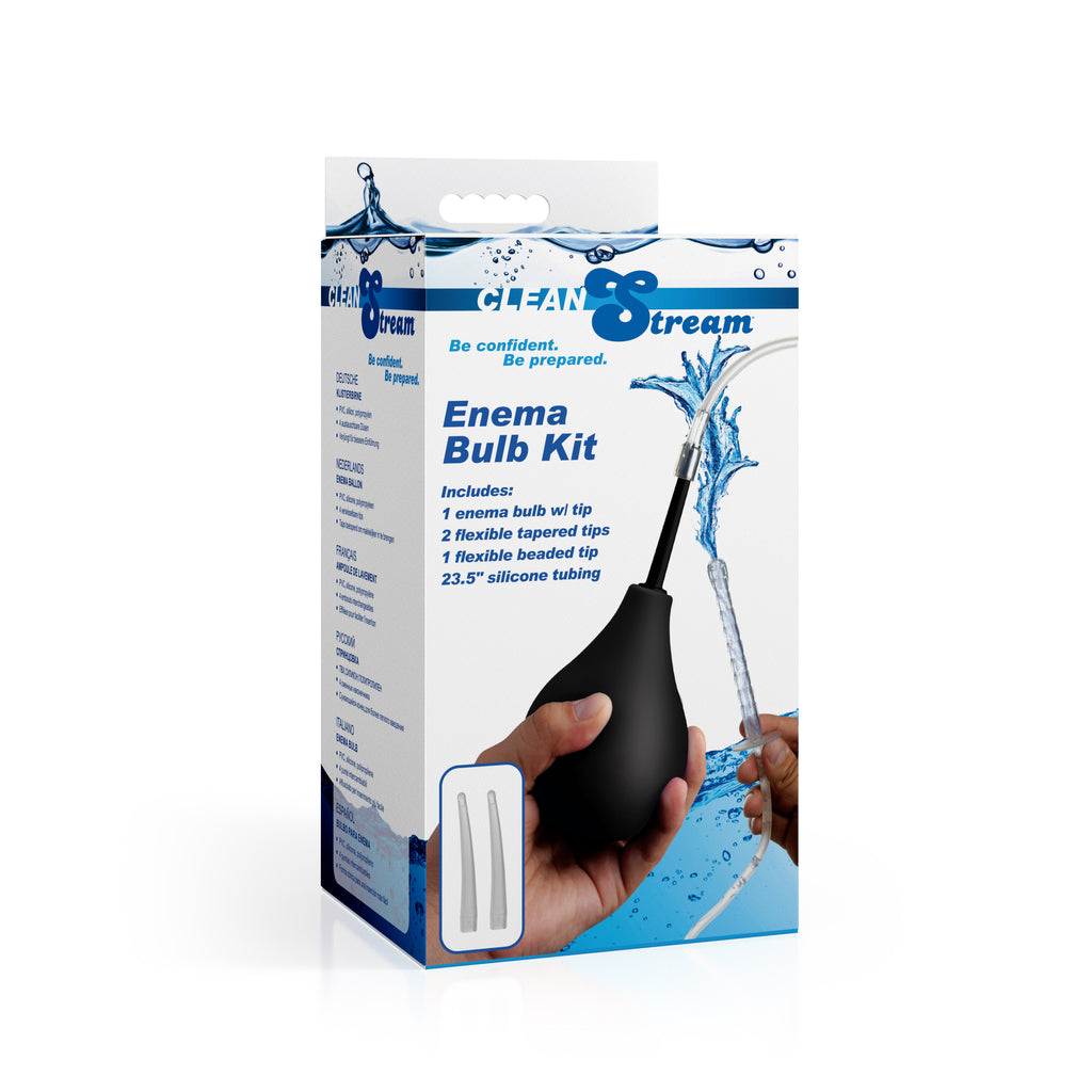 CleanStream Enema Bulb Kit Black