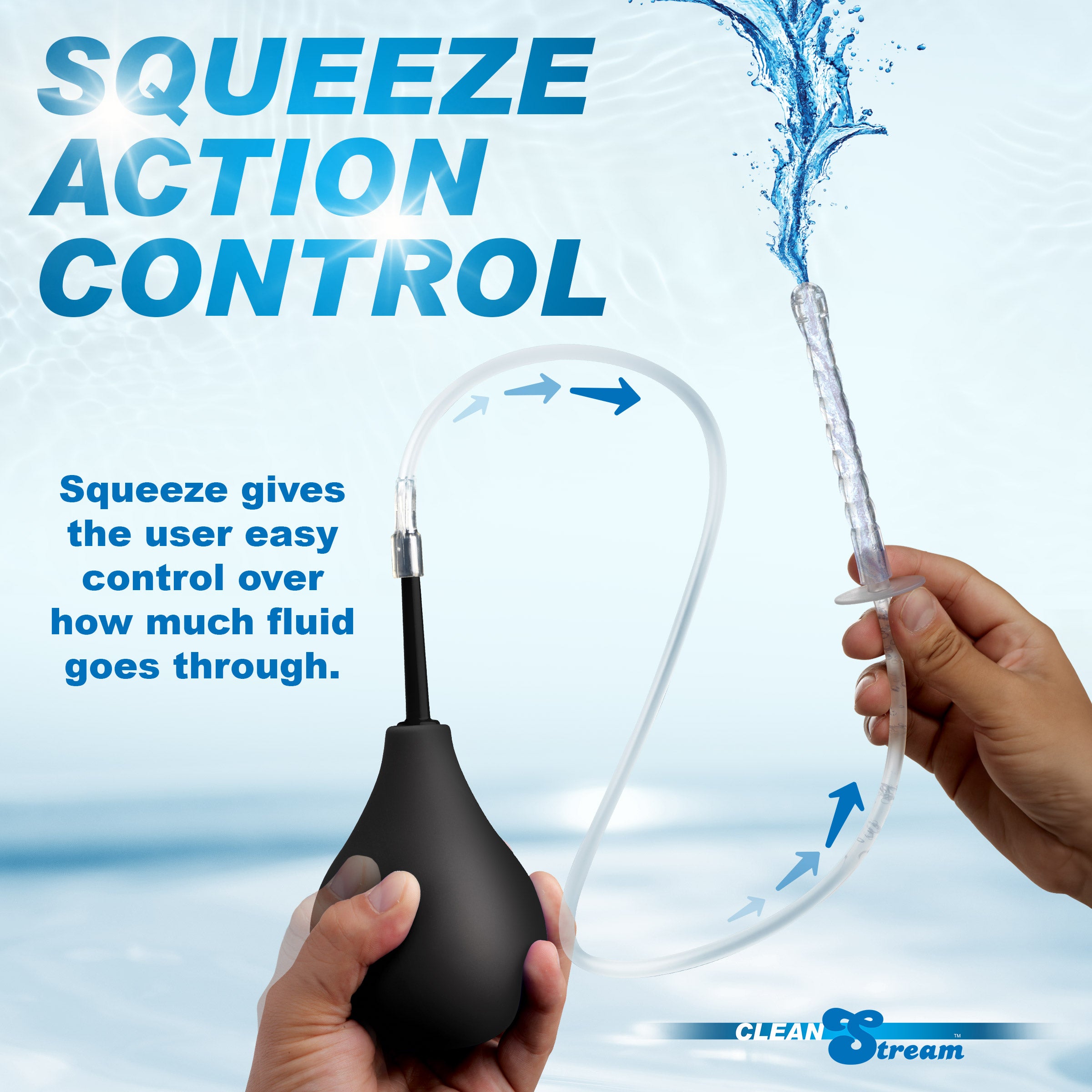CleanStream Enema Bulb Kit Black