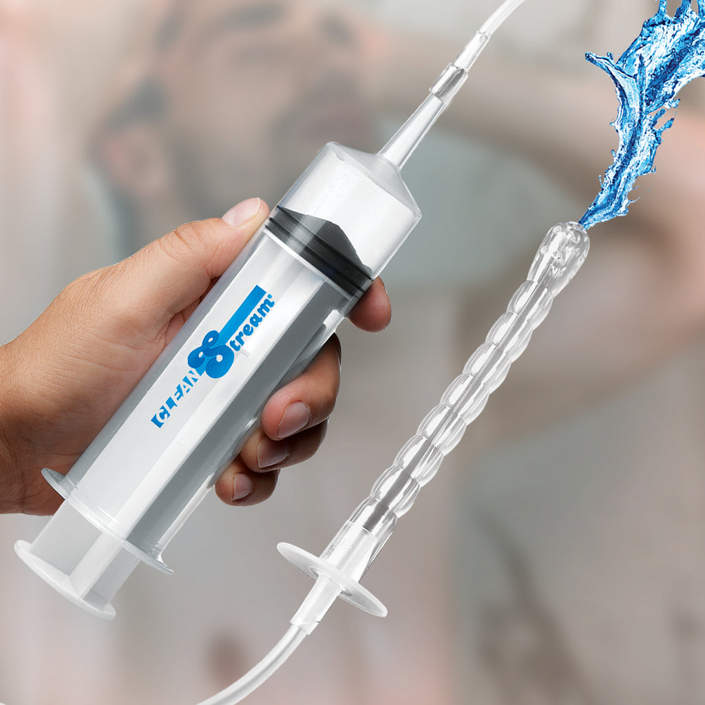 CleanStream Enema 150 mL Syringe with Attachments Clear