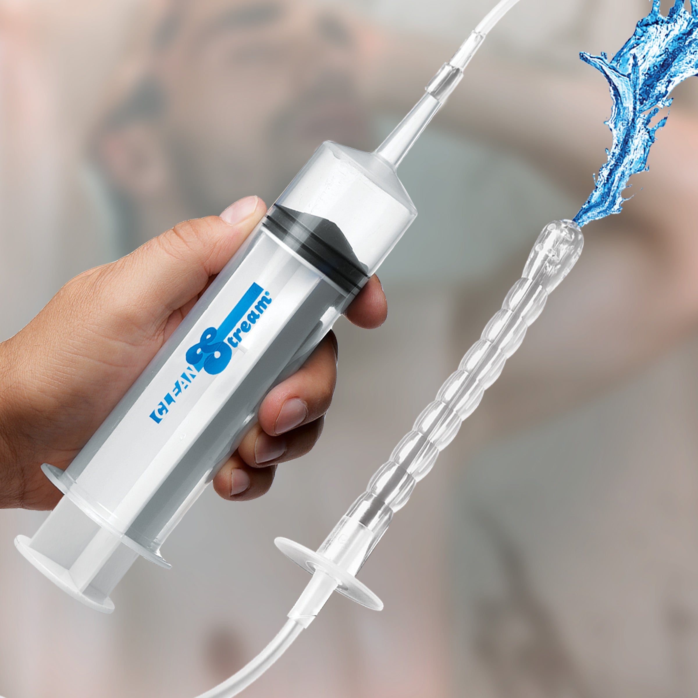 CleanStream Enema 150 mL Syringe with Attachments Clear