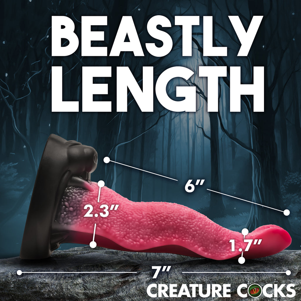 Creature Cocks Wolf's Lick Silicone Dildo Multi