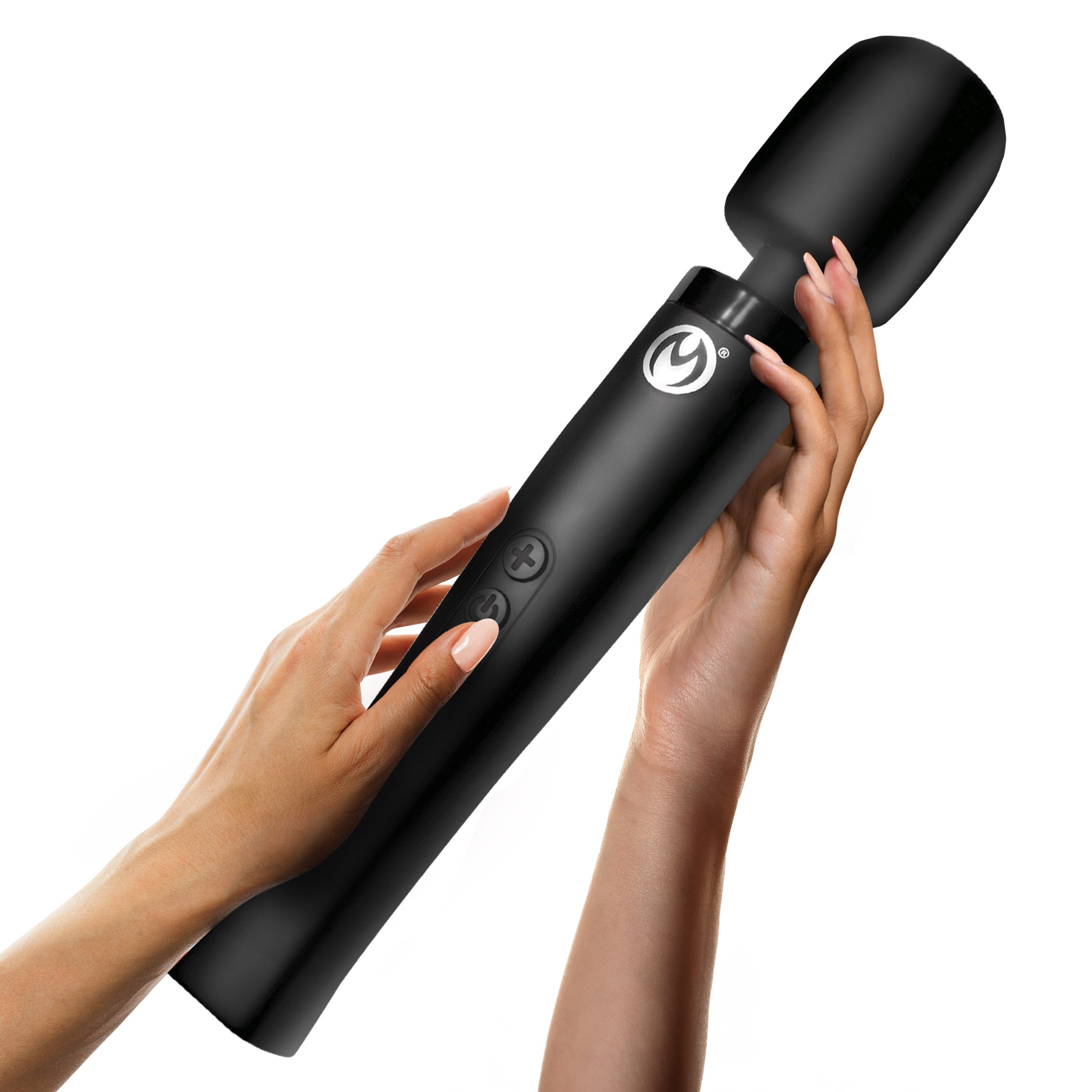 Master Series Thunderstick Pro Silicone Wand Massager Black