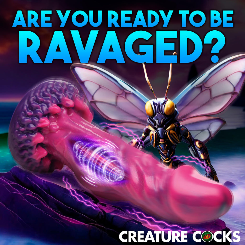 Creature Cocks Xenox Vibrating Silicone Dildo with Remote Multi