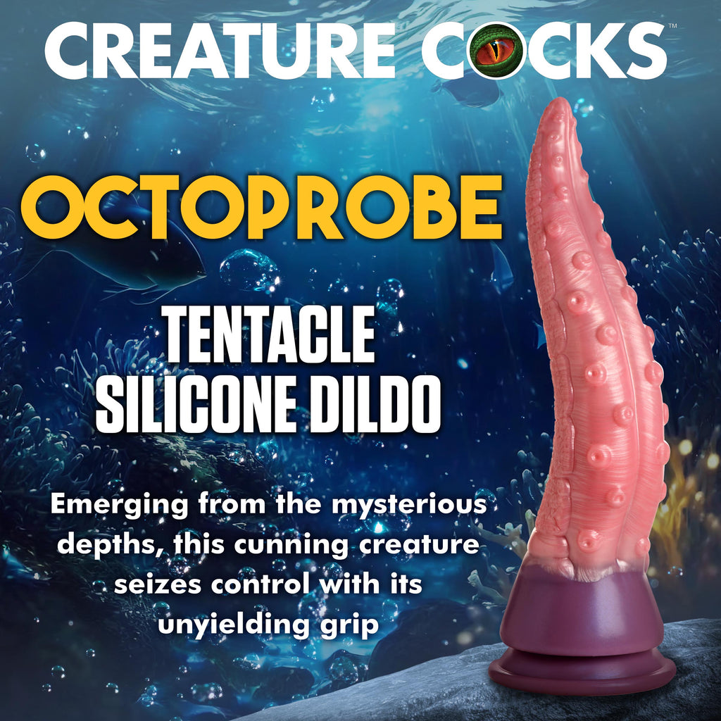 Creature Cocks Octoprobe Tentacle Silicone Dildo Multi