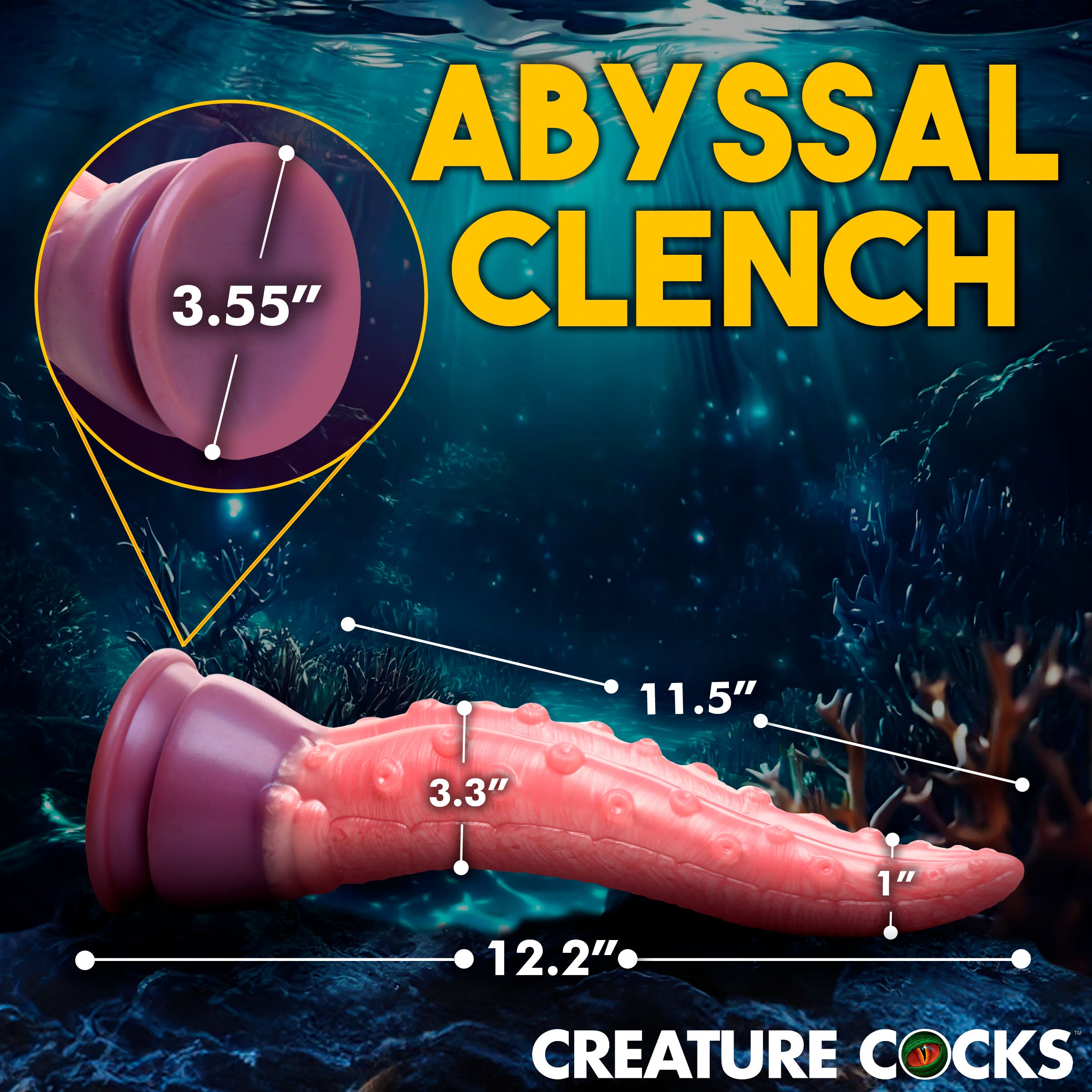 Creature Cocks Octoprobe Tentacle Silicone Dildo Multi