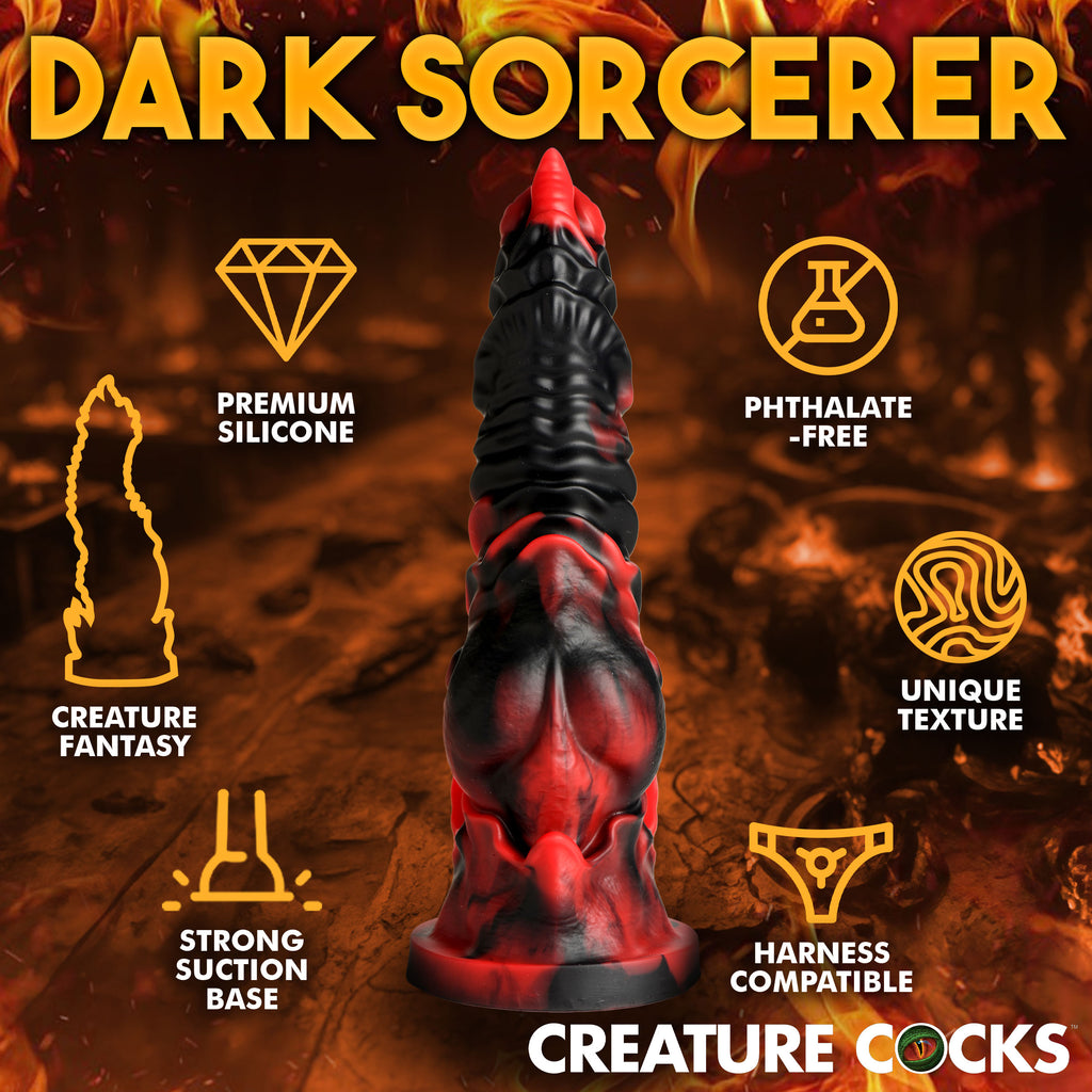 Creature Cocks Mephisto Silicone Dildo Red