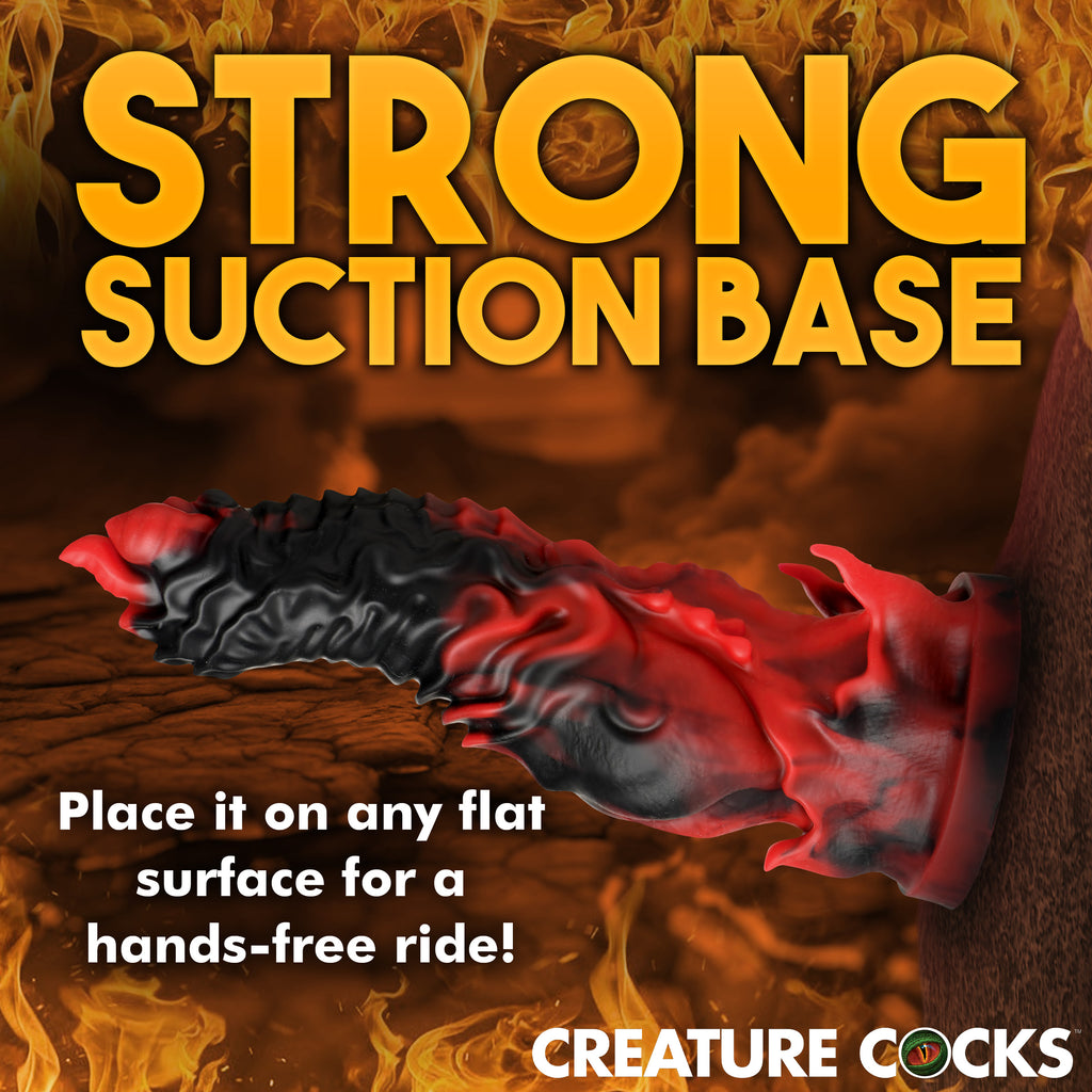 Creature Cocks Mephisto Silicone Dildo Red