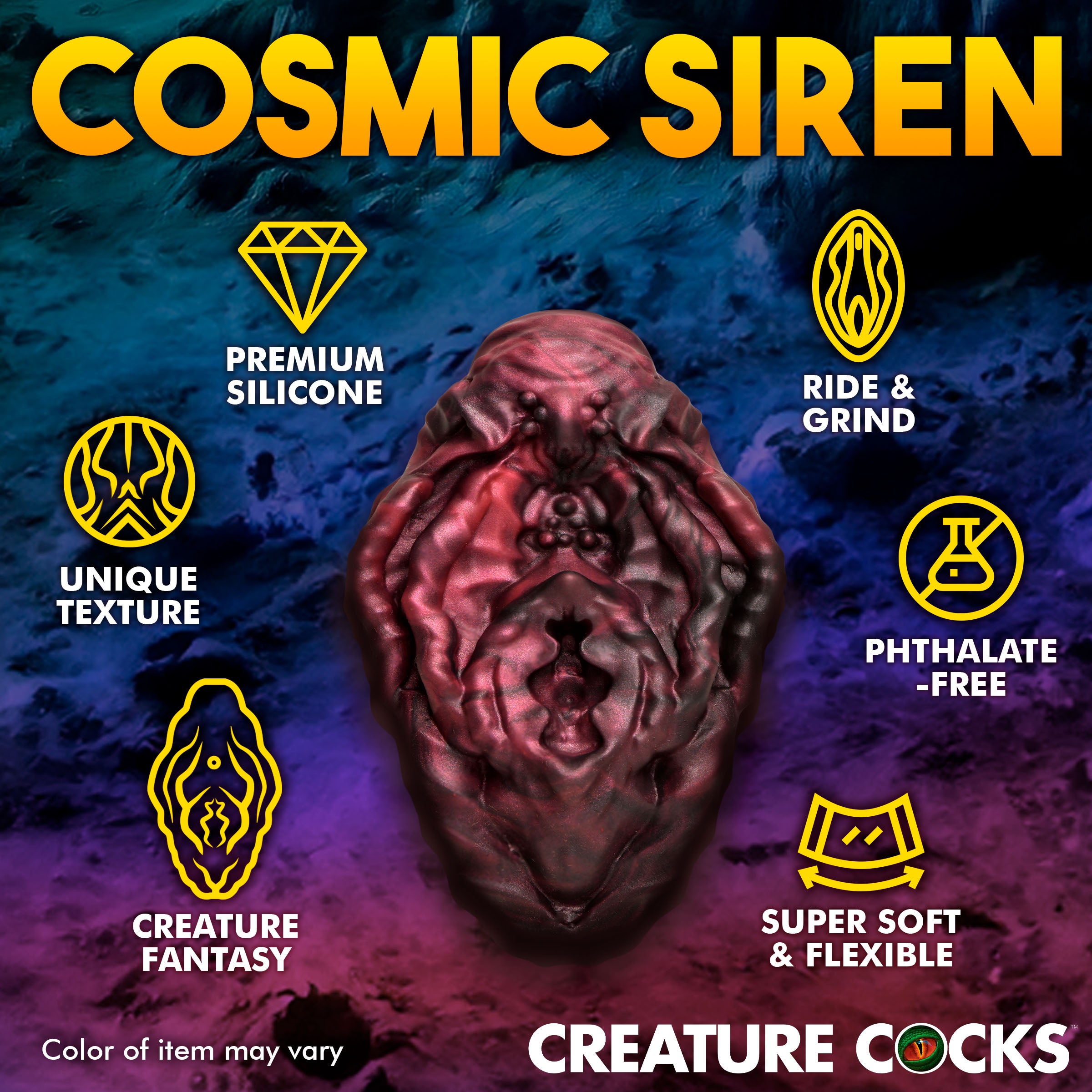Creature Cocks Xeno Pussy Vulva Silicone Grinder Multi