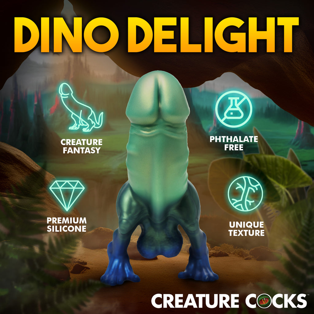 Creature Cocks Jurassic Cock Dinosaur Silicone Dildo Multi