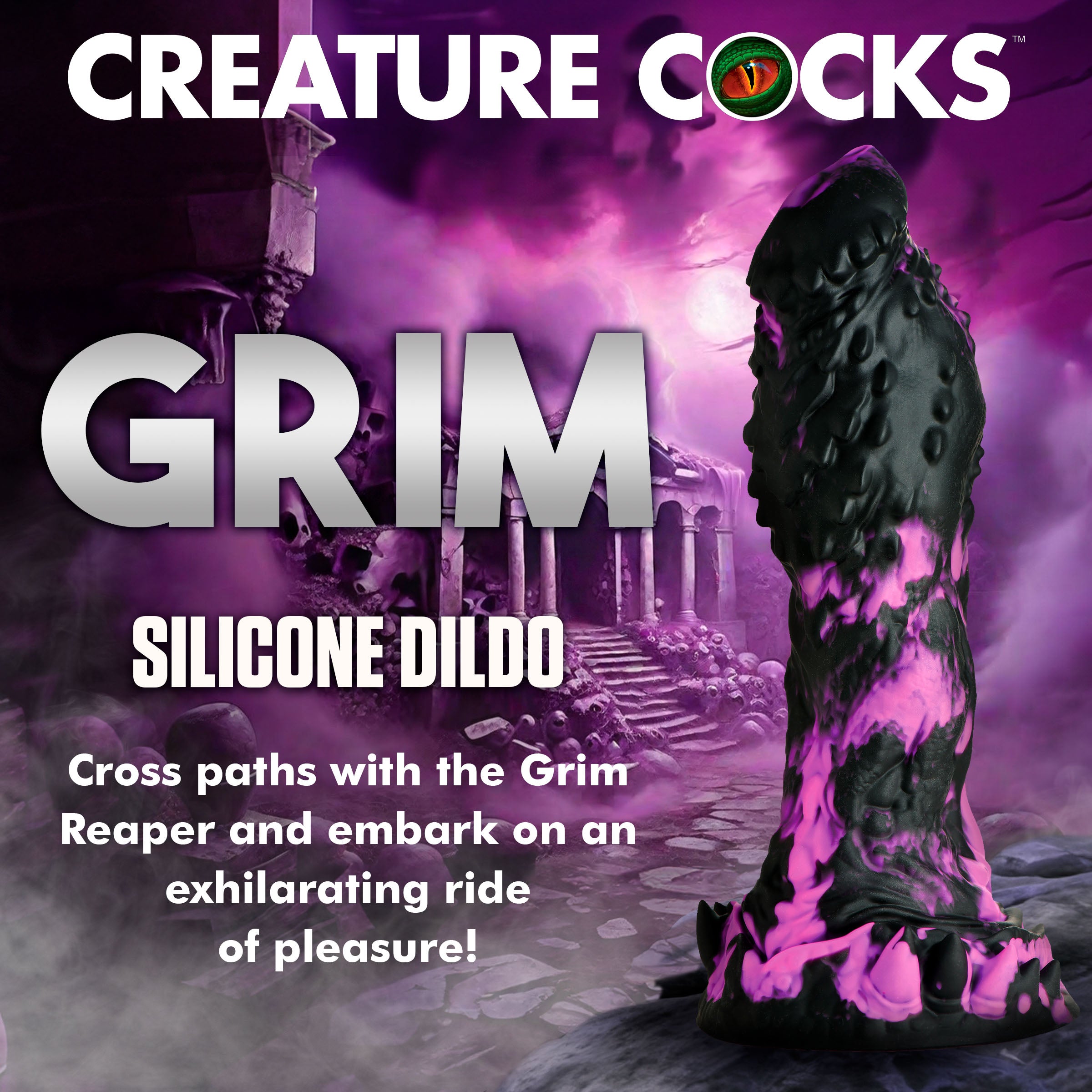 Creature Cocks Grim Silicone Dildo Multi