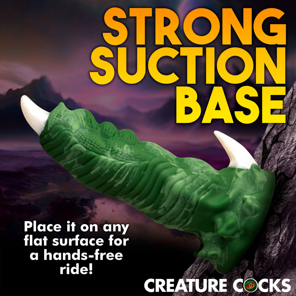 Creature Cocks Large Dragon Claw Silicone Dildo Green