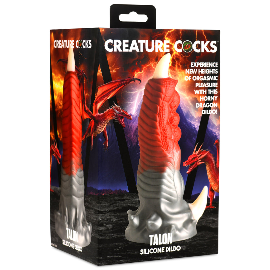 Creature Cocks Talon Silicone Dildo Red