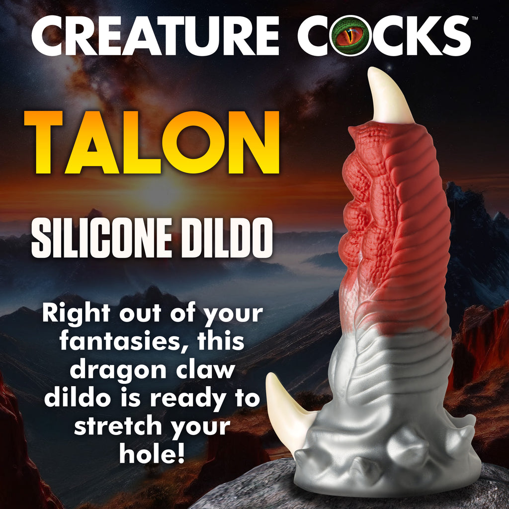 Creature Cocks Talon Silicone Dildo Red